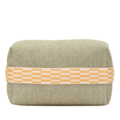 エルメス ブリッド ア ブラックGM ハンドバッグ ヴェールフォレ グリーン ウール レディース HERMES 【中古】