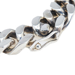 シャネル ロゴプレート ブレスレット 喜平 シルバー メタル レディース CHANEL 【中古】