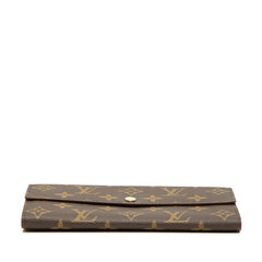 ルイ ヴィトン モノグラム ポルトフォイユ サラ 旧型 長財布 M61734 ブラウン PVC レザー レディース LOUIS VUITTON 中古