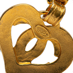 シャネル ハート モチーフ ココマーク イヤリング ゴールド メッキ レディース CHANEL 【中古】