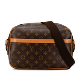 ルイ ヴィトン モノグラム リポーターPM 斜め掛け ショルダーバッグ M45254 ブラウン PVC レザー レディース LOUIS VUITTON 【中古】