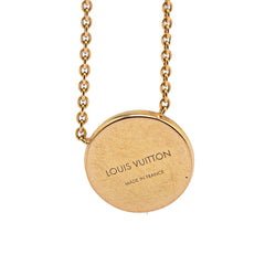 ルイ ヴィトン モノグラム サン ナクレ ネックレス Q93520 K18PG ピンクゴールド 750 レディース LOUIS VUITTON 【中古】