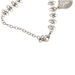 シャネル ココマーク マドモアゼル コイン ブレスレット シルバー メタル レディース CHANEL 中古