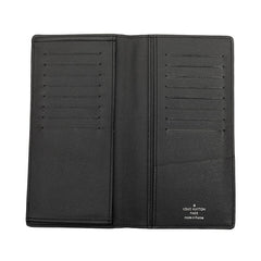 ルイ ヴィトン タイガ ポルトフォイユ ロン 二つ折り長財布 M33402 ブラック レザー メンズ LOUIS VUITTON 【中古】