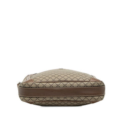 グッチ ディアマンテ ショルダーバッグ 268159 ベージュ ブラウン PVC レザー レディース GUCCI 【中古】