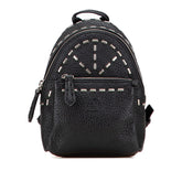 フェンディ リュック バックパック型 キーホルダー バッグチャーム 小物入れ 7AR471 ブラック レザー レディース FENDI 中古