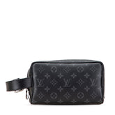 ルイ ヴィトン モノグラム エクリプス ロッカー ドップキット ハンドバッグ M83113 ブラック PVC レザー レディース LOUIS VUITTON 【中古】