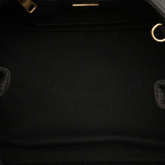 プラダ 三角ロゴプレート カナパM ハンドバッグ ショルダーバッグ 2WAY BN2642 ブラック キャンバス レディース PRADA 【中古】