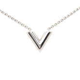 ルイ ヴィトン エセンシャルV ネックレス M63197 シルバー メタル レディース LOUIS VUITTON 【中古】