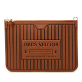 ルイ ヴィトン ネヴァーフル インサイドアウト 付属 ポーチ ブラウン レザー レディース LOUIS VUITTON 【中古】