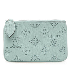 ルイ ヴィトン マヒナ ポシェット クレ コインケース M80696 ヴェール ラグーン レザー レディース LOUIS VUITTON 【中古】