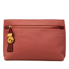 バーバリー クラッチバッグ セカンドバッグ ピンク レザー レディース BURBERRY 中古