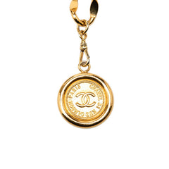 シャネル ココマーク 31 RUE CAMBON PARIS チェーンベルト ロゴプレート ゴールド メッキ レディース CHANEL 【中古】