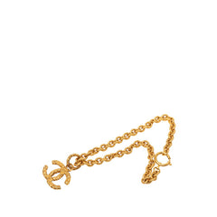 シャネル ココマーク ヨウガン 溶岩 モチーフ ネックレス ゴールド メッキ レディース CHANEL 【中古】