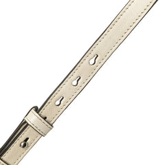 グッチ GGマーモント 斜め掛け チェーン ショルダーバッグ 447632 ブルー レザー レディース GUCCI 【中古】