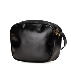 サルヴァトーレフェラガモ ヴァラ ショルダーバッグ ブラック レザー レディース Salvatore Ferragamo 【中古】