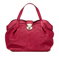 ルイ ヴィトン モノグラム マヒナ シールスPM ハンドバッグ M93817 グルナ レッド レザー レディース LOUIS VUITTON 【中古】