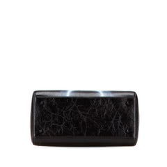 ディオール レディディオール エッフェル塔 ハンドバッグ ショルダーバッグ 2WAY ブラック ホワイト レザー レディース Dior 【中古】