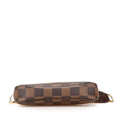 ルイ ヴィトン ダミエ ミニポシェット アクセソワール T&B ポーチ N58011 ブラウン PVC レザー レディース LOUIS VUITTON 【中古】