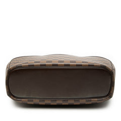 ルイ ヴィトン ダミエ サリア オリゾンタル ハンドバッグ N51282 ブラウン PVC レザー レディース LOUIS VUITTON 【中古】