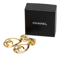 シャネル ココマーク ヴィンテージ イヤリング 96P ゴールド メッキ レディース CHANEL 【中古】