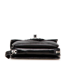 シャネル マトラッセ ココマーク チェーン ショルダーバッグ ブラック ラムスキン レディース CHANEL 【中古】