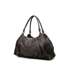 グッチ アビー トートバッグ ショルダーバッグ 189835 ブラウン レザー レディース GUCCI 中古