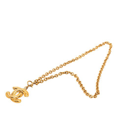 シャネル マトラッセ ココマーク チェーン ネックレス ゴールド メッキ レディース CHANEL 【中古】