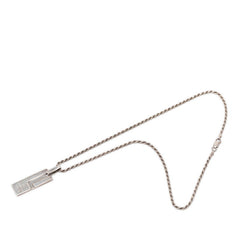 グッチ プレート チェーン ペンダント ネックレス SV925 シルバー レディース GUCCI 【中古】