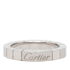 カルティエ ラニエール リング 指輪 #48 シルバー 750 K18WG ホワイトゴールド レディース CARTIER 【中古】
