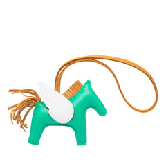 エルメス ロデオチャーム ペガサスPM チャーム ミント セサミ ブルーブリュム アニョーミロ レディース HERMES 【中古】