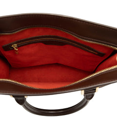 ルイ ヴィトン ダミエ ヴェニスPM ハンドバッグ N51145 ブラウン PVC レザー レディース LOUIS VUITTON 【中古】