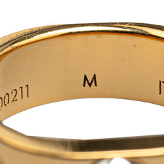 ルイ ヴィトン リング ナノグラム 指輪 #M M00211 ゴールド メッキ レディース LOUIS VUITTON 【中古】