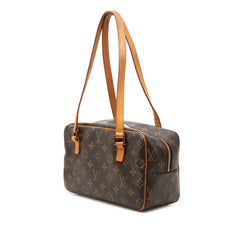 ルイ ヴィトン モノグラム シテMM ハンドバッグ ショルダーバッグ M51182 ブラウン PVC レザー レディース LOUIS VUITTON 【中古】