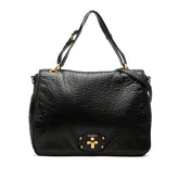 ミュウ ミュウ ハンドバッグ ショルダーバッグ 2WAY ブラック レザー レディース Miu Miu 中古
