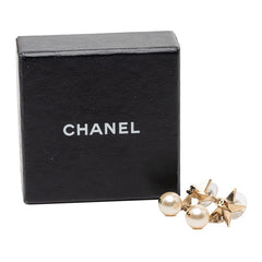 シャネル ココマーク スター 星 クパール ピアス ゴールド メッキ レディース CHANEL 【中古】