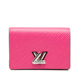 ルイ ヴィトン エピ ツイスト シュルティクカルトS カードケース 名刺入れ M69345 ピンク レザー レディース LOUIS VUITTON 【中古】