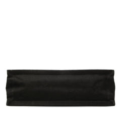 サンローラン リヴ ゴーシュ トートバッグ ハンドバッグ 509415 ブラック キャンバス レザー レディース SAINT LAURENT 【中古】