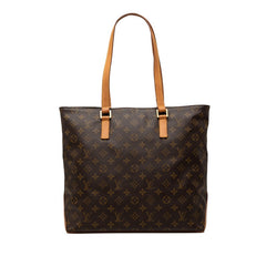ルイ ヴィトン モノグラム カバメゾ ショルダーバッグ トートバッグ M51151 ブラウン PVC レザー レディース LOUIS VUITTON 【中古】