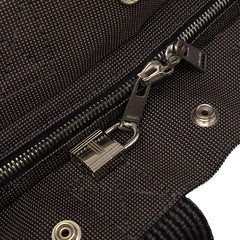 エルメス エールライン アドPM リュック バックパック ブラック グレー キャンバス レディース HERMES 【中古】