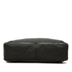 グッチ GGキャンバス アビー トートバッグ 293580 ブラック キャンバス レザー レディース GUCCI 中古