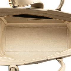 サンローラン ダウンタウン ベイビー ハンドバッグ ショルダーバッグ 2WAY 635346 グレージュ キャンバス レザー レディース SAINT LAURENT 【中古】