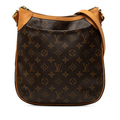 ルイ ヴィトン モノグラム オデオンPM 斜め掛け ショルダーバッグ M56390 ブラウン PVC レザー レディース LOUIS VUITTON 中古