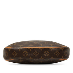 ルイ ヴィトン モノグラム オデオンPM 斜め掛け ショルダーバッグ M56390 ブラウン PVC レザー レディース LOUIS VUITTON 中古
