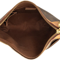 ルイ ヴィトン モノグラム オデオンPM 斜め掛け ショルダーバッグ M56390 ブラウン PVC レザー レディース LOUIS VUITTON 中古