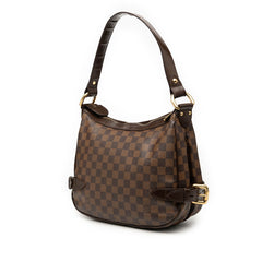 ルイ ヴィトン ダミエ ハイバリー ハンドバッグ ショルダーバッグ N51200 ブラウン PVC レザー レディース LOUIS VUITTON 【中古】