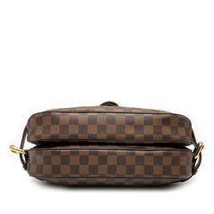 ルイ ヴィトン ダミエ ハイバリー ハンドバッグ ショルダーバッグ N51200 ブラウン PVC レザー レディース LOUIS VUITTON 【中古】