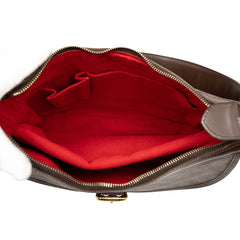 ルイ ヴィトン ダミエ ハイバリー ハンドバッグ ショルダーバッグ N51200 ブラウン PVC レザー レディース LOUIS VUITTON 【中古】