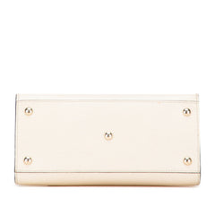 グッチ ソーホー インターロッキングG ハンドバッグ 607722 ホワイト アイボリー レザー レディース GUCCI 【中古】