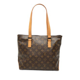 ルイ ヴィトン モノグラム カバ ピアノ トートバッグ ショルダーバッグ M51148 ブラウン PVC レザー レディース LOUIS VUITTON 【中古】